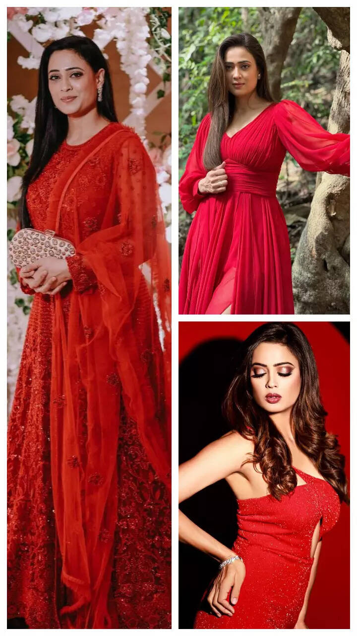 Red Alert! Shweta Tiwari's stunning looks in red