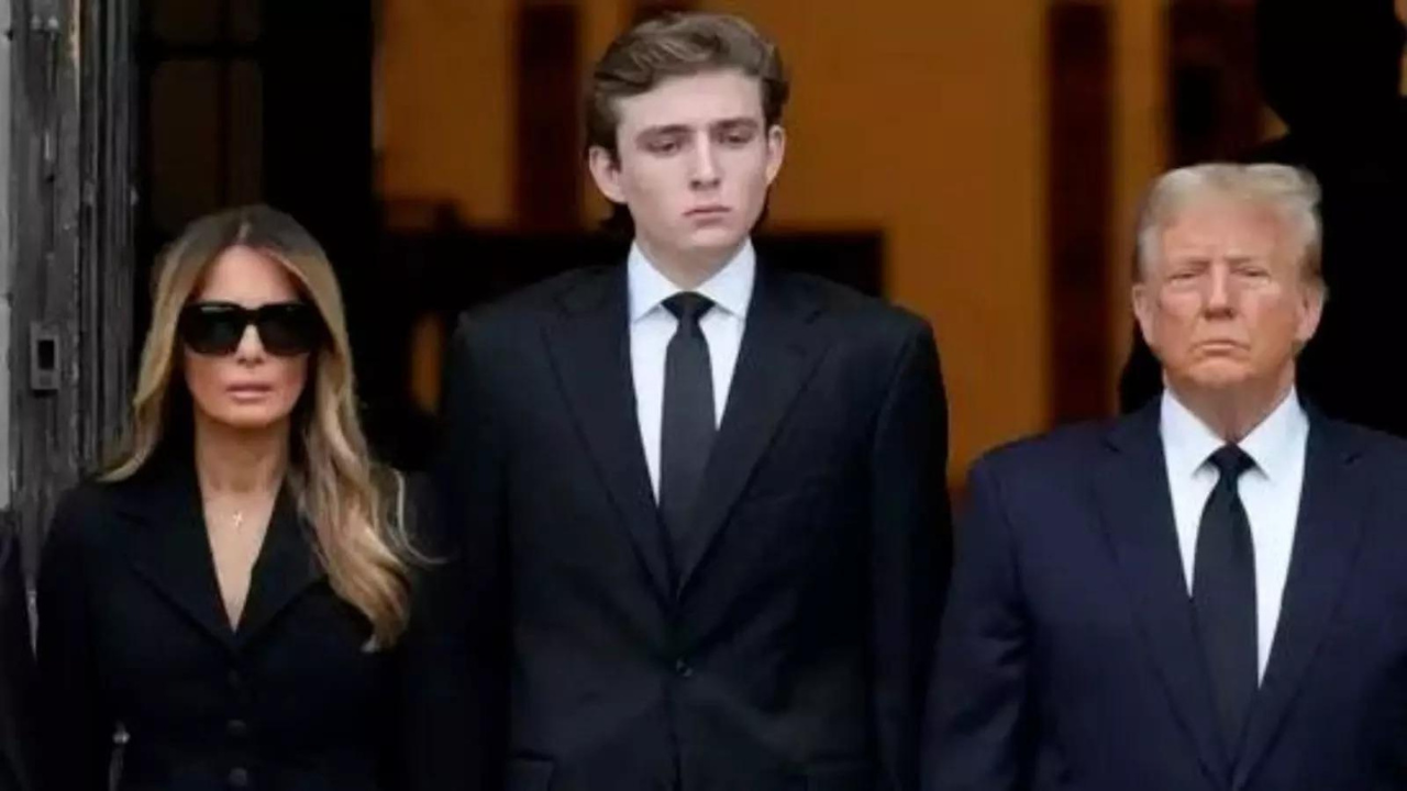 Melania Trump reveals her son Barron Trump's living situation in college