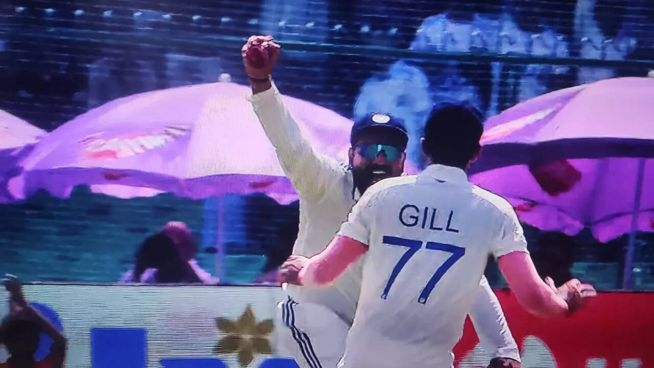 Rohit's one-handed stunner, million-dollar smile lights up Kanpur