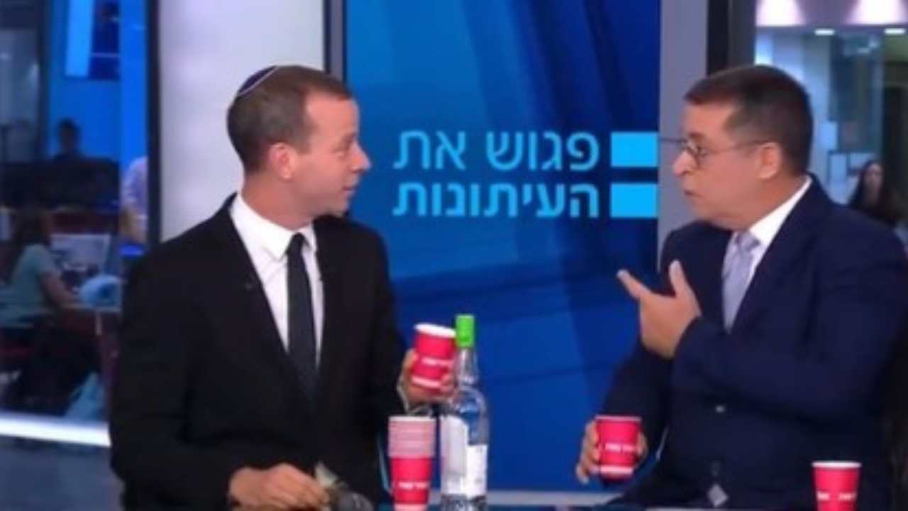 Israeli journalist raises a toast on air on Hassan Nasrallah's death. Video viral