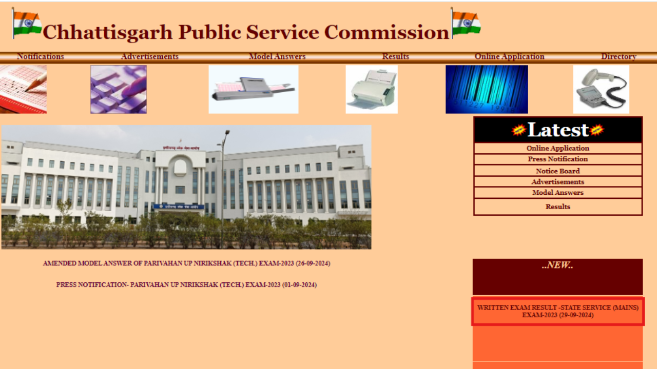 CGPSC SSE Mains 2023 result declared: Check direct link here