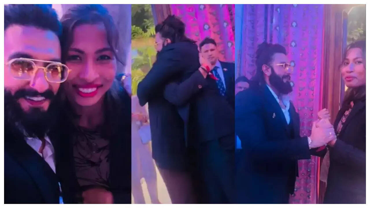 Ranveer's fun moment with Olympic medalist Lovlina