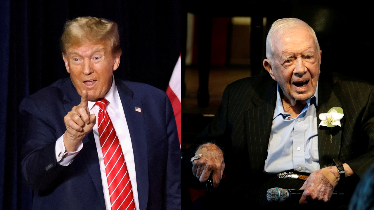 Trump mocks Jimmy Carter on his 100th birthday, says Biden replaced him as 'worst president'