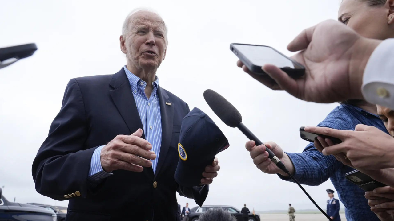 Hurricane Helene: Biden says climate change deniers 'must be brain dead'