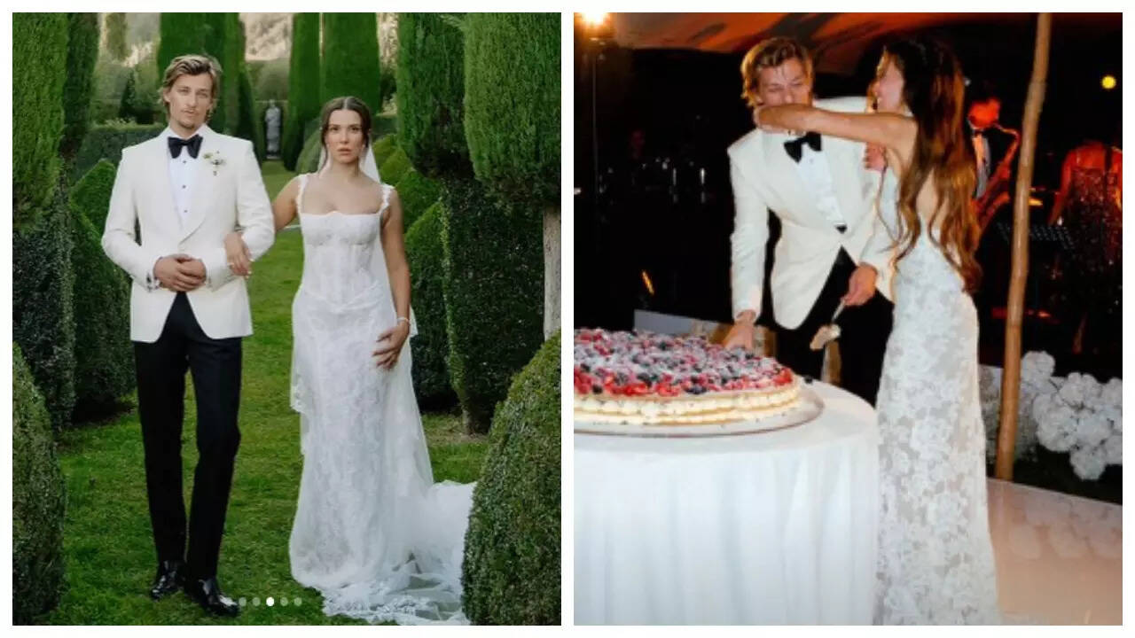 Millie Bobby Brown shares dreamy wedding pics