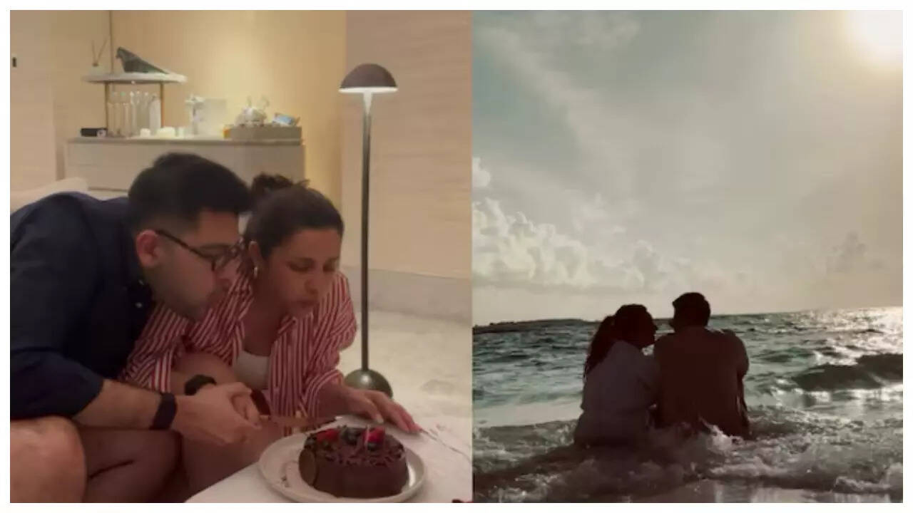 Parineeti and Raghav’s lovey-dovey moments - Watch