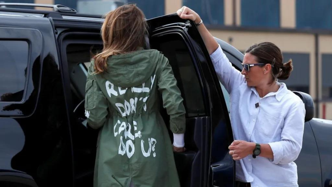 Melania Trump claims 2018 "I don’t care" jacket was directed at media , not linked to migrants