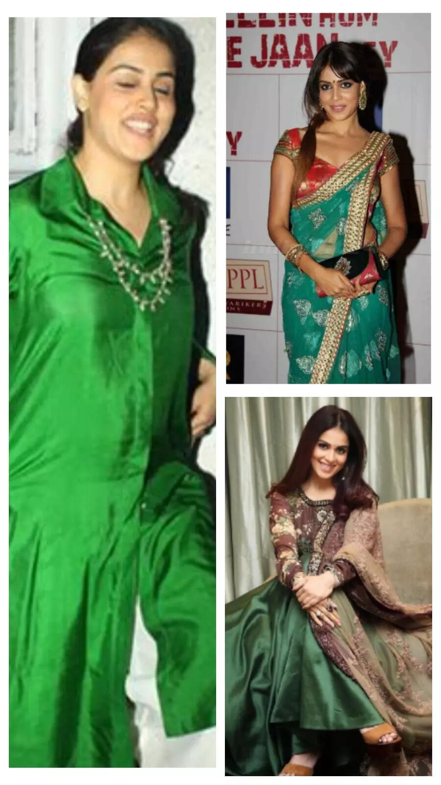 ​Genelia D'souza slays in green attire​