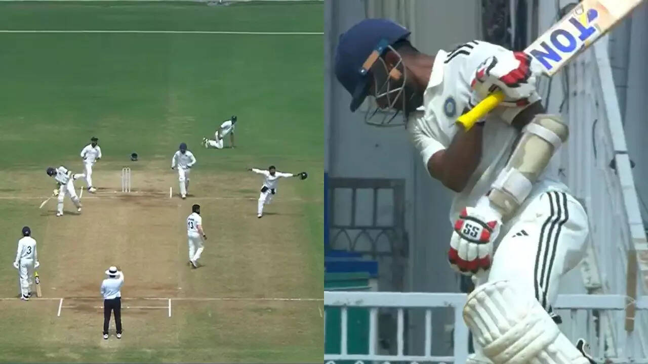 Watch: Easwaran's reaction after being dismissed for 191
