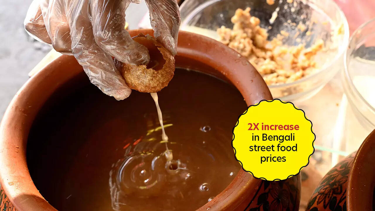 Street food demand and prices increases during Pujo