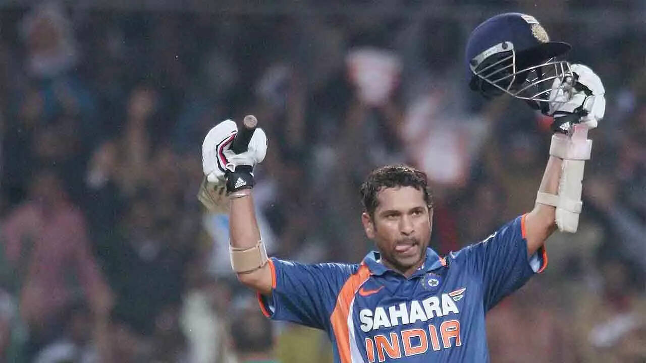 When Sachin became the first batsman to hit an ODI 200
