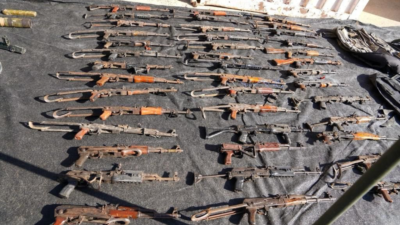 Seized vehicles, weapons used by Hamas in October 7 attack on display in Israel