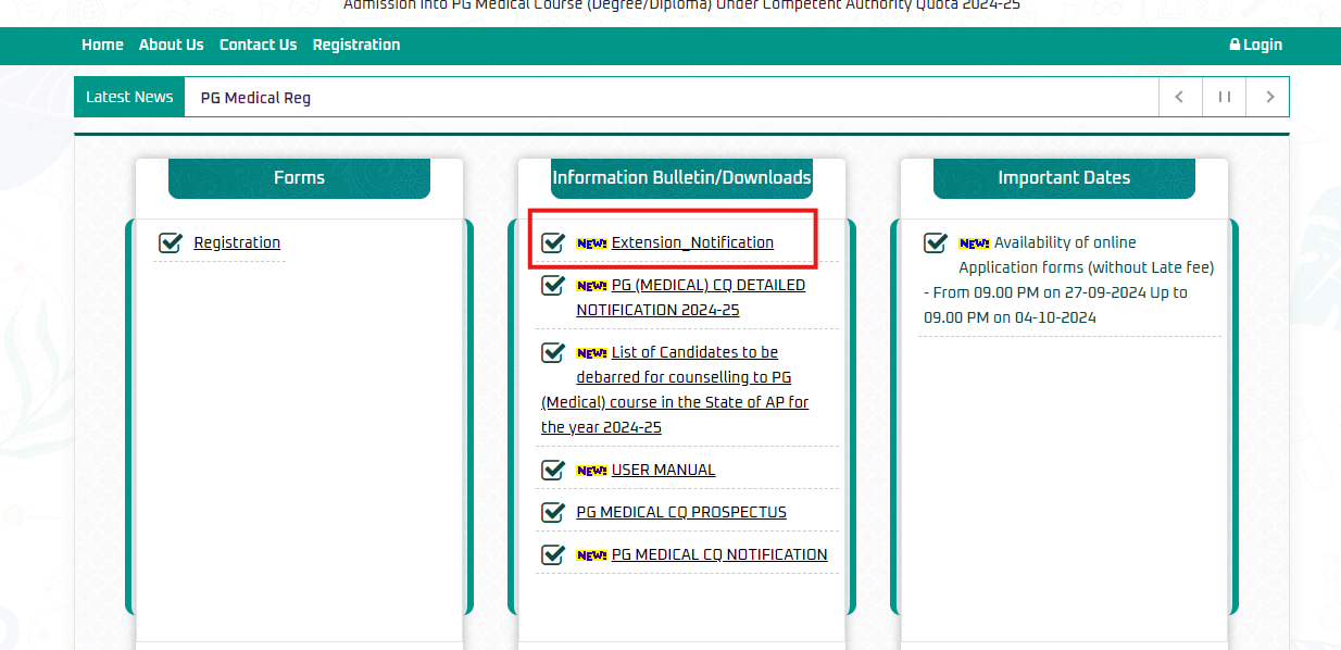 AP NEET PG 2024 counselling registration without late fee extended till 9 PM tonight: Check notification and details here