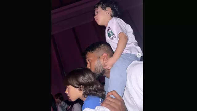 Watch: Hardik's heartwarming moment with son Agastya