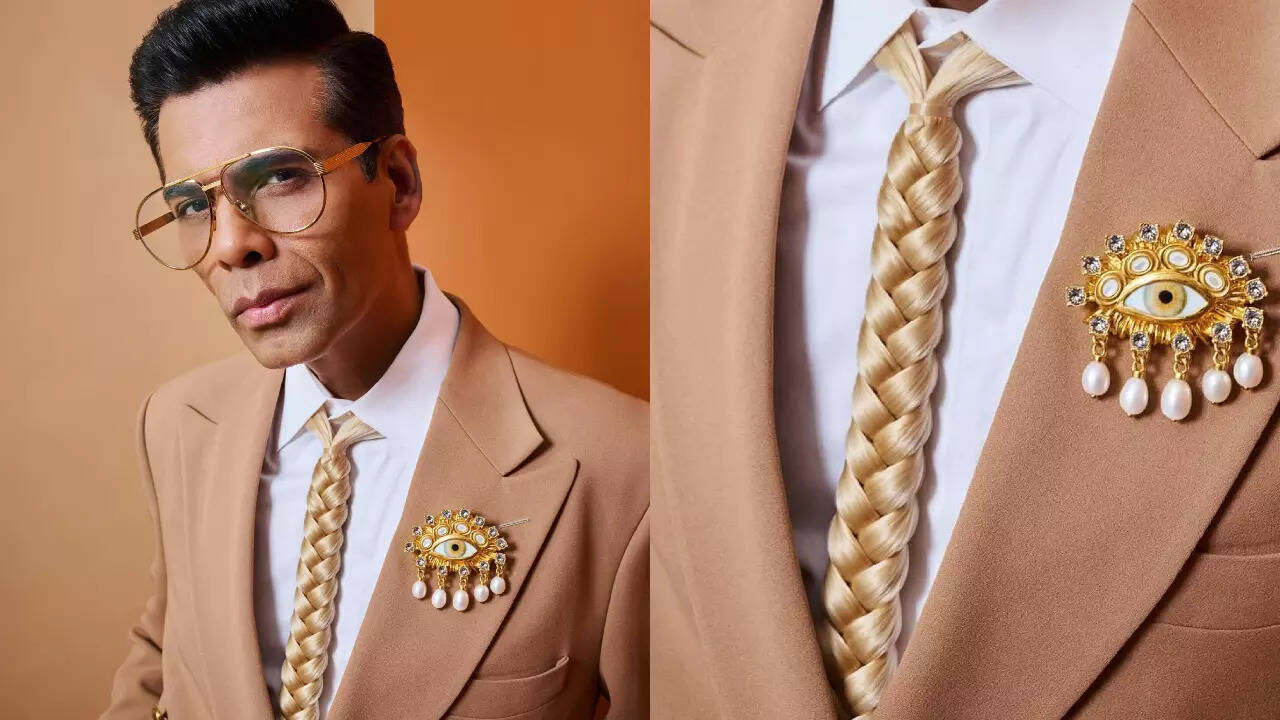 This is how much KJo's blonde braid tie costs