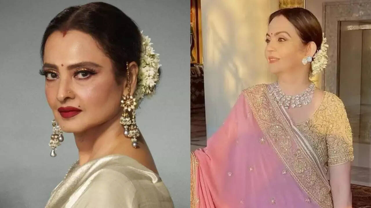 Rekha’s warm gesture on meeting Nita Ambani