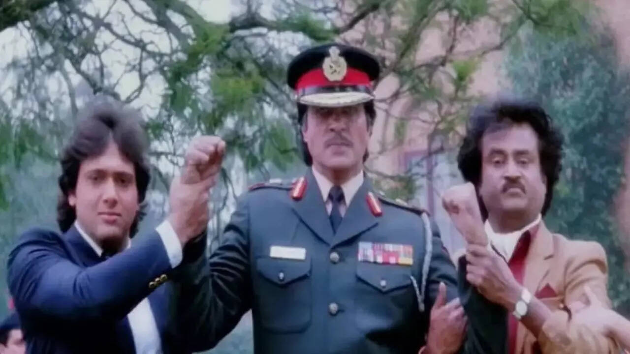 When Govinda shared old pic with Big B, Rajinikanth