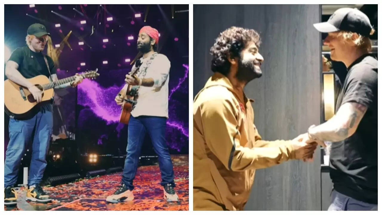 Ed Sheeran shares BTS clip with Arijit Singh - Watch