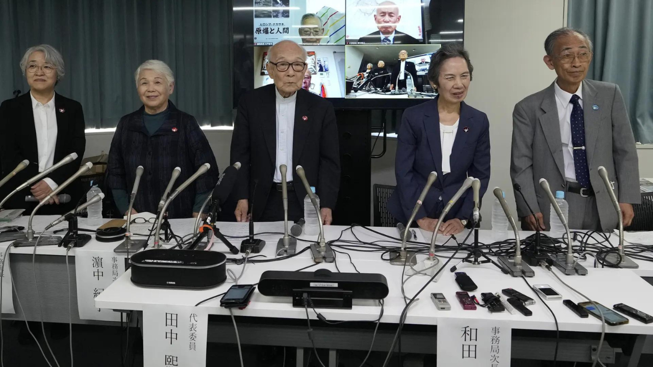 Bomb survivors use Nobel Peace Prize win to share their anti-nuke message with younger generations