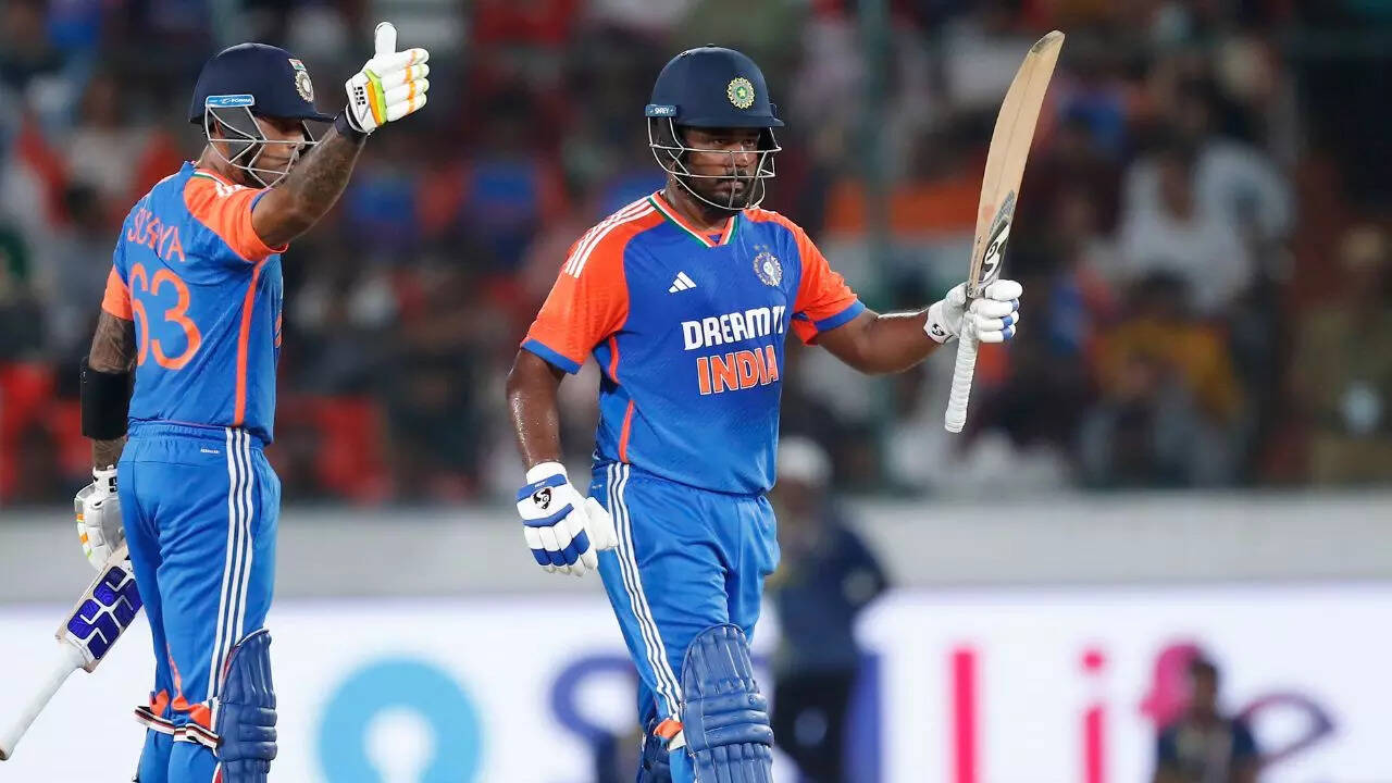 3rd T20I: Samson lights up the game with five successive sixes