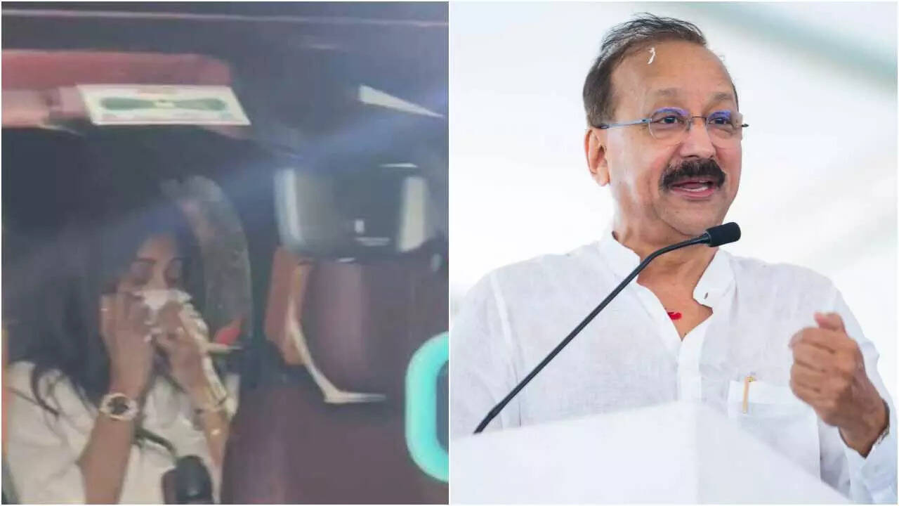 Shilpa breaks down after visiting Baba Siddique's family