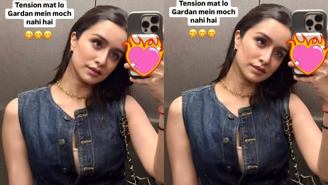 Shraddha Kapoor shares a goofy mirror selfie