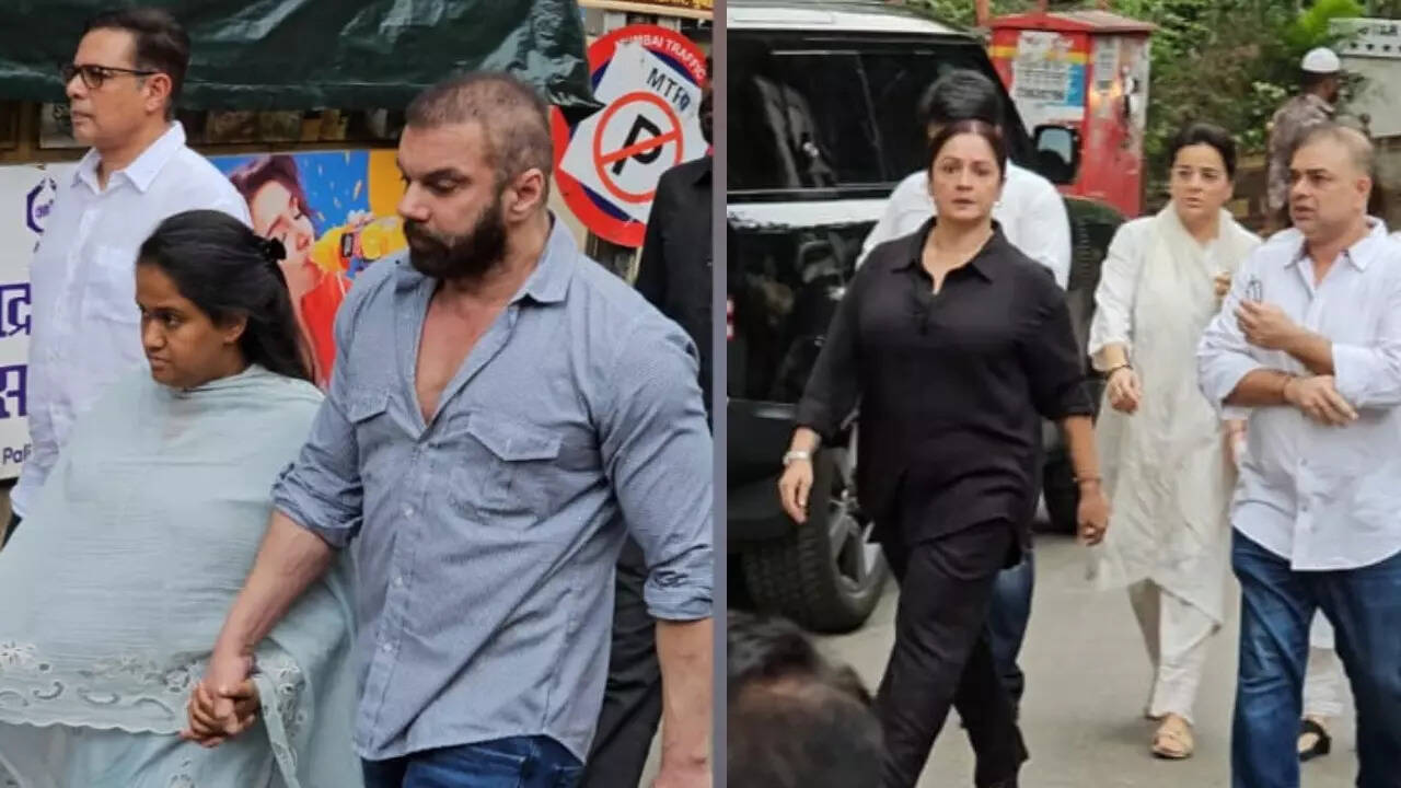 Salman Khan's family arrives at Baba Siddique’s house