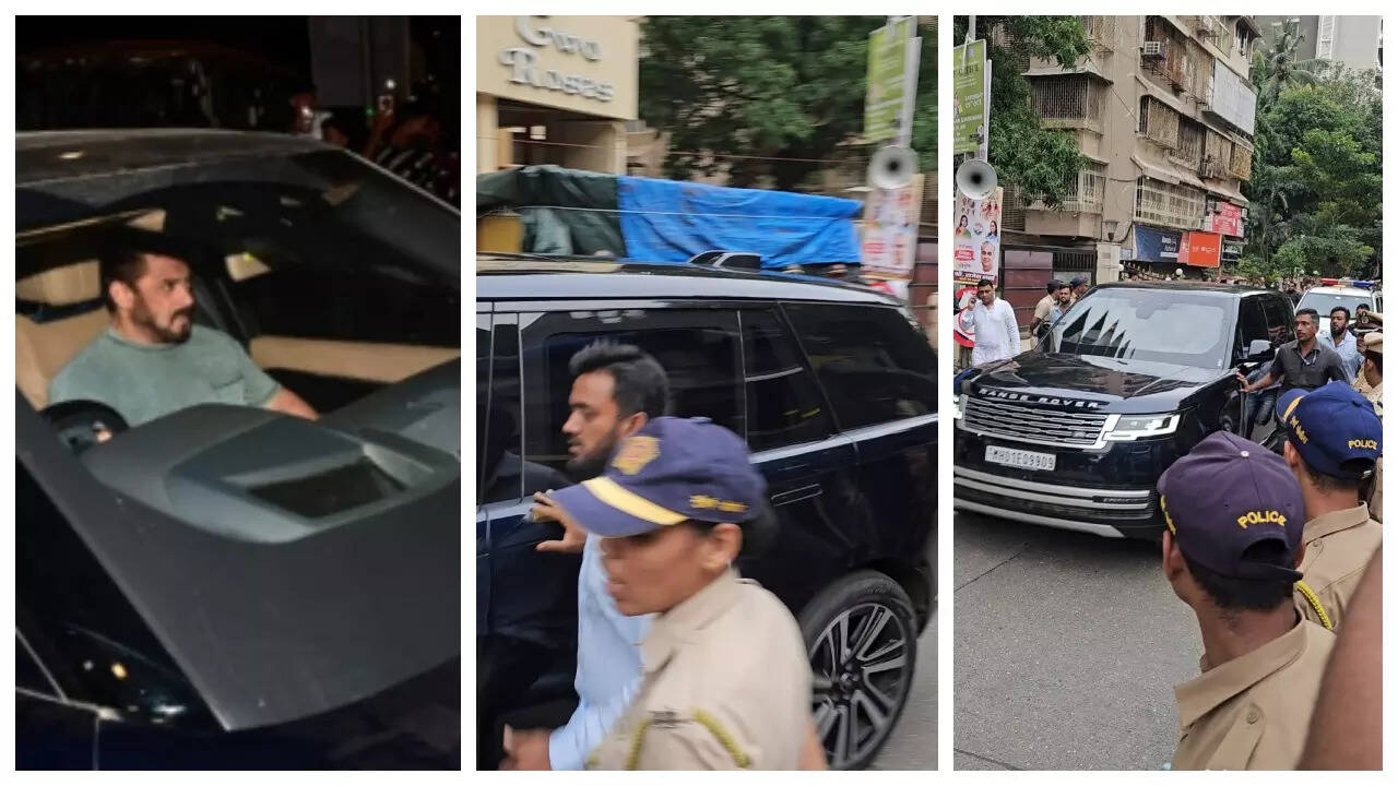 Baba Siddique’s death: Salman Khan arrives to pay respects