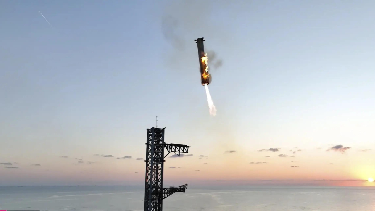 Watch: Elon Musk explains how SpaceX's Mechazilla can catch Super Heavy booster