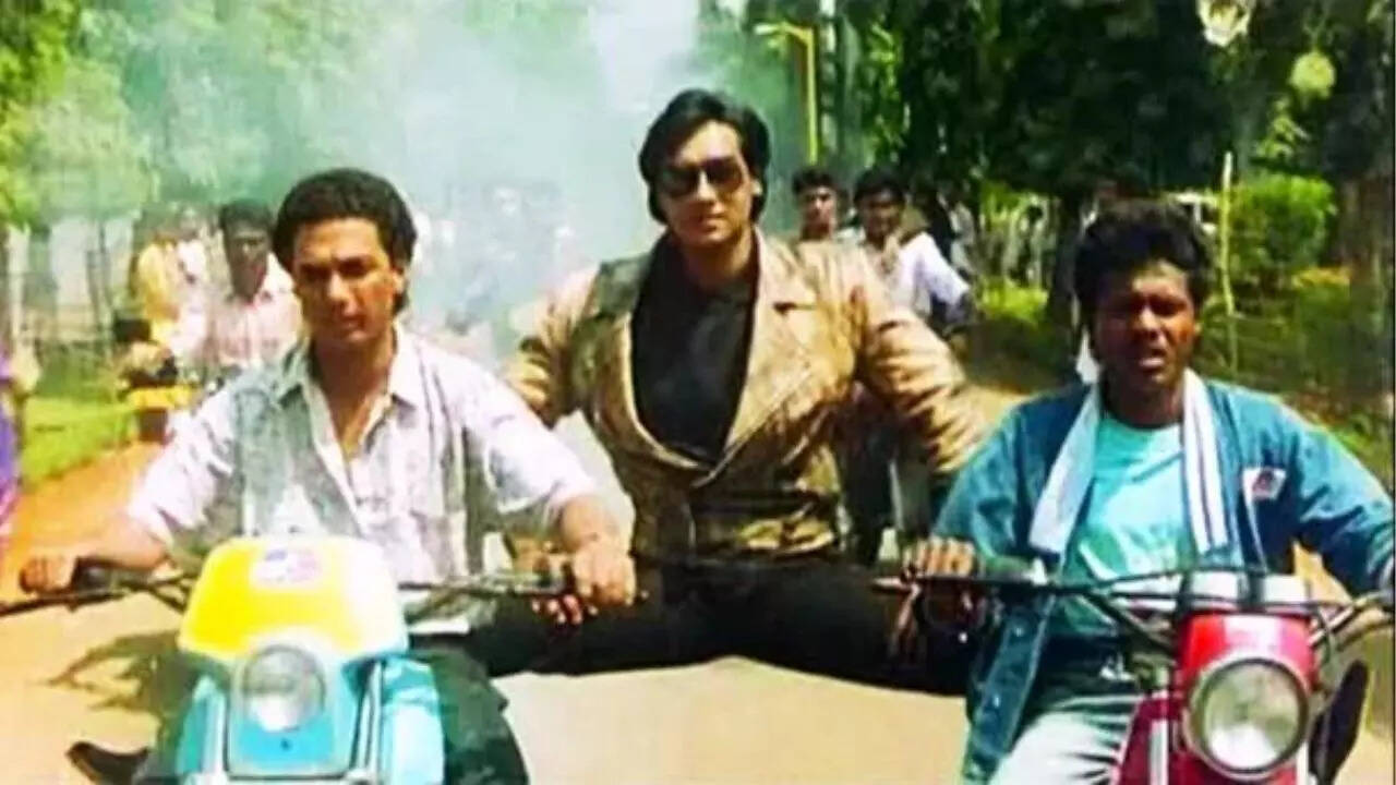 Ajay: Standing on two bikes was a memorable stunt