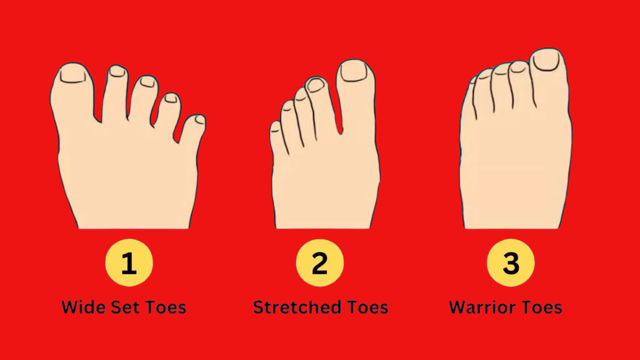 Personality Test: The shape of your toes can reveal your hidden traits