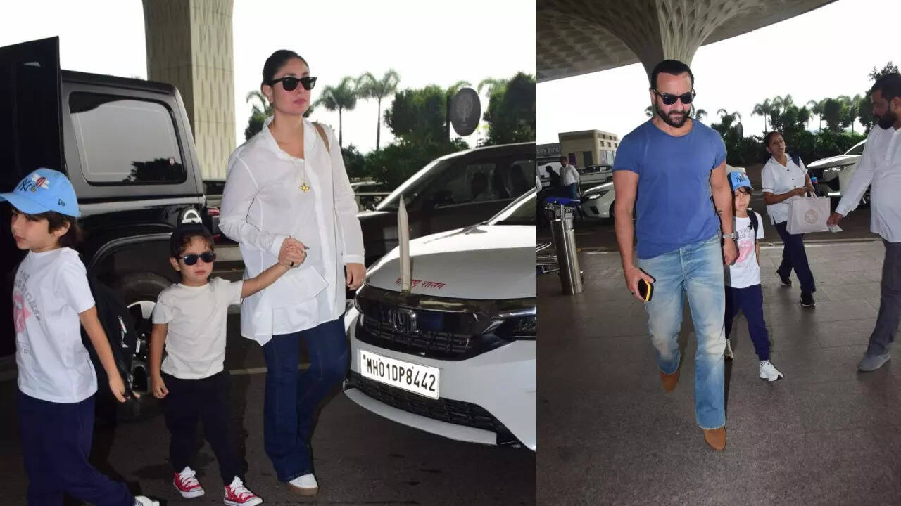 Jeh steals the show as he gets spotted with Saif-Kareena