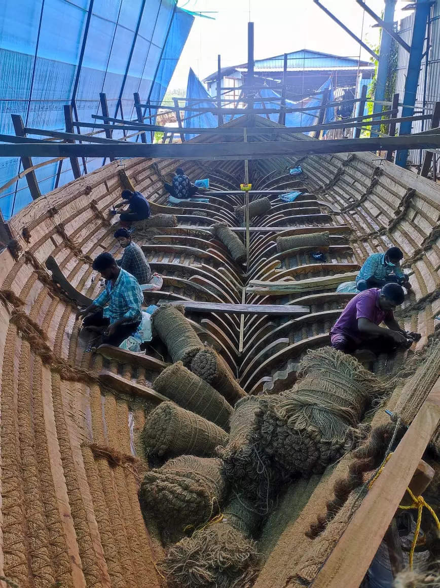 Stitched at Divar, ship will sail from Guj to Oman on first voyage next yr