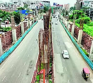 RVNL gets night traffic block at Chinar Park for metro stn