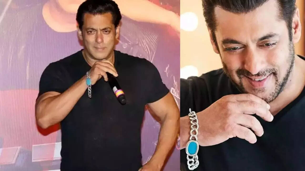 Salman's iconic firoza bracelet protects him