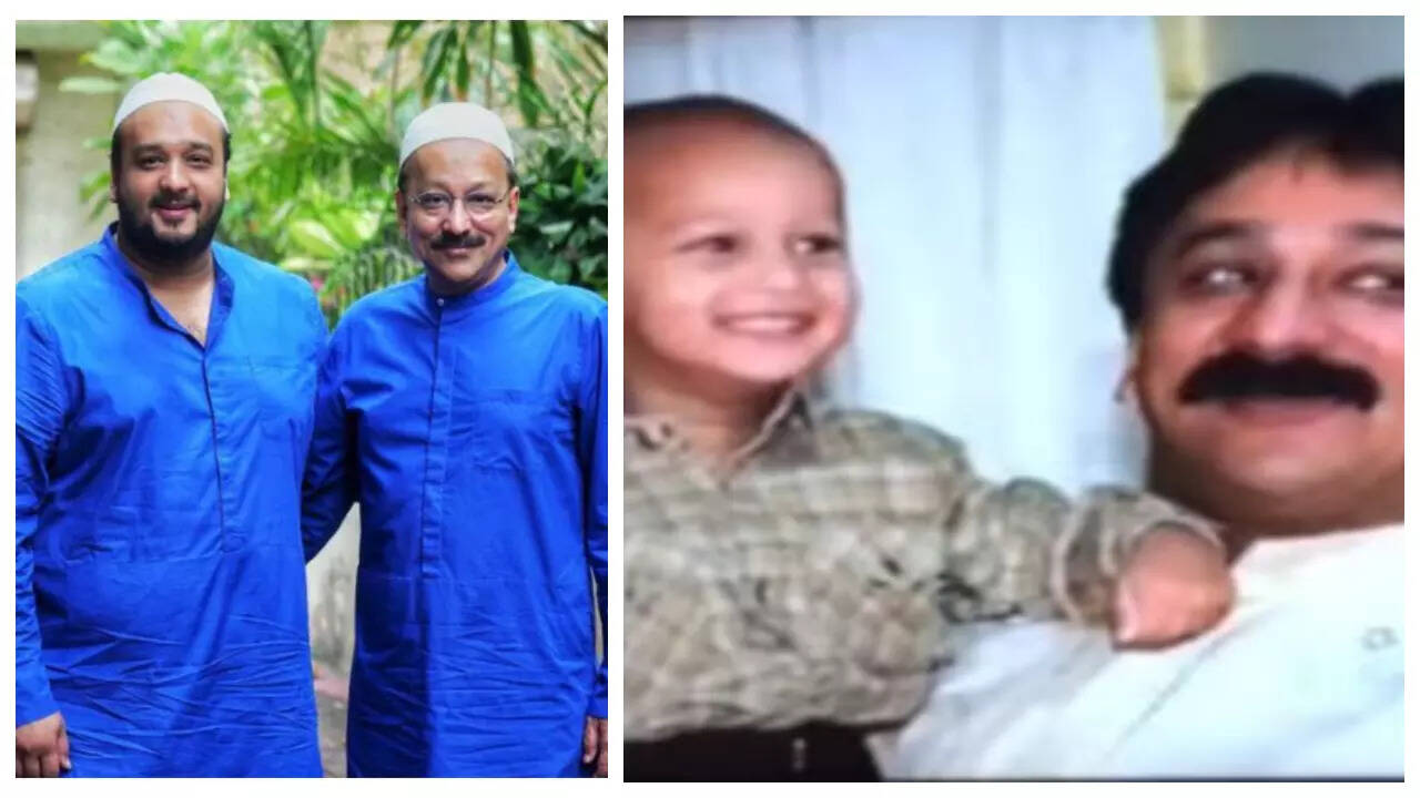 Zeeshan shares childhood video with Baba Siddique