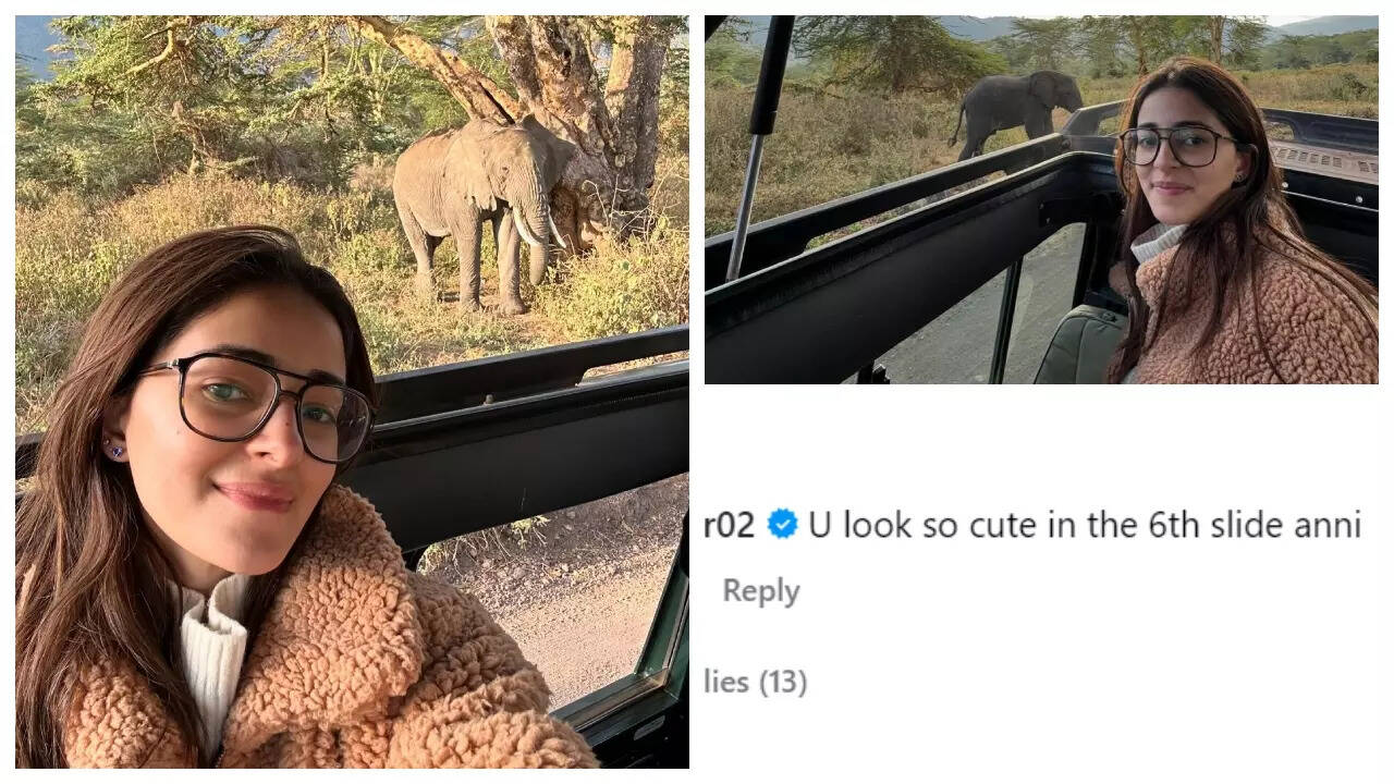 Ananya drops PICS from her wild safari adventure