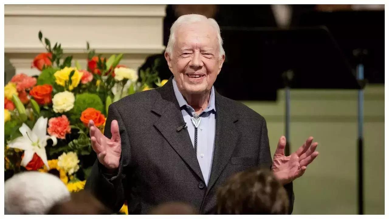 Jimmy Carter, at age 100, casts his ballot by mail