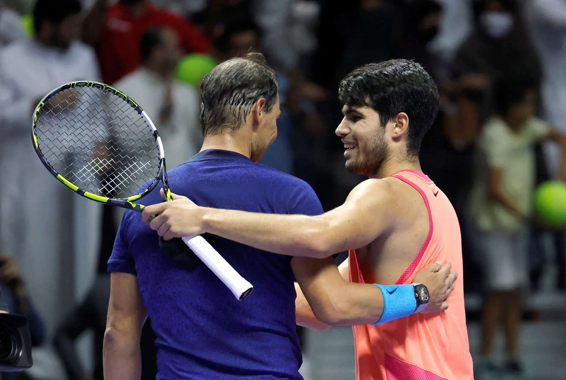 Six Kings Slam: Nadal defeated by 'animal' Alcaraz