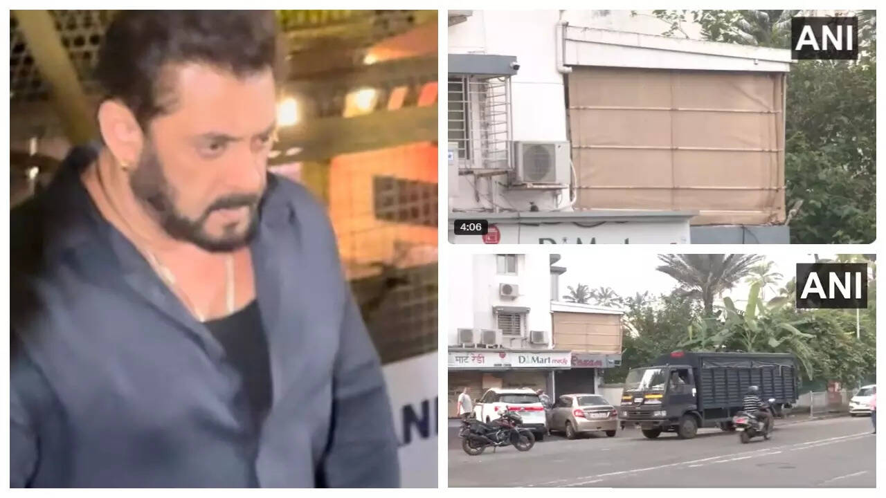 Watch: Security heightened outside Salman's house