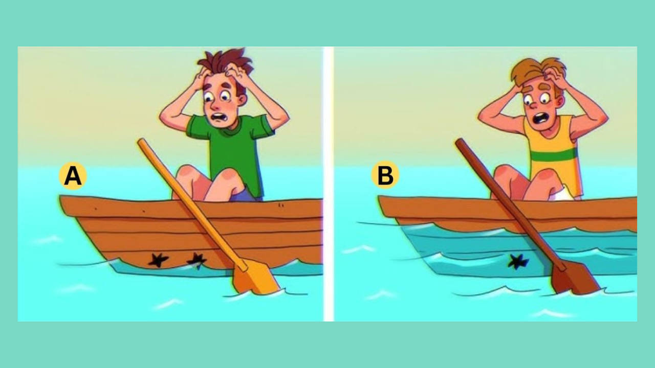 Optical Illusion: Only a person with high IQ can tell which boat will sink first