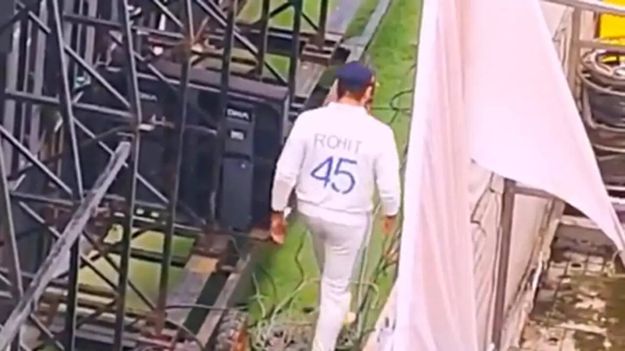 Did Rohit forget his way to the ground? Funny video goes viral