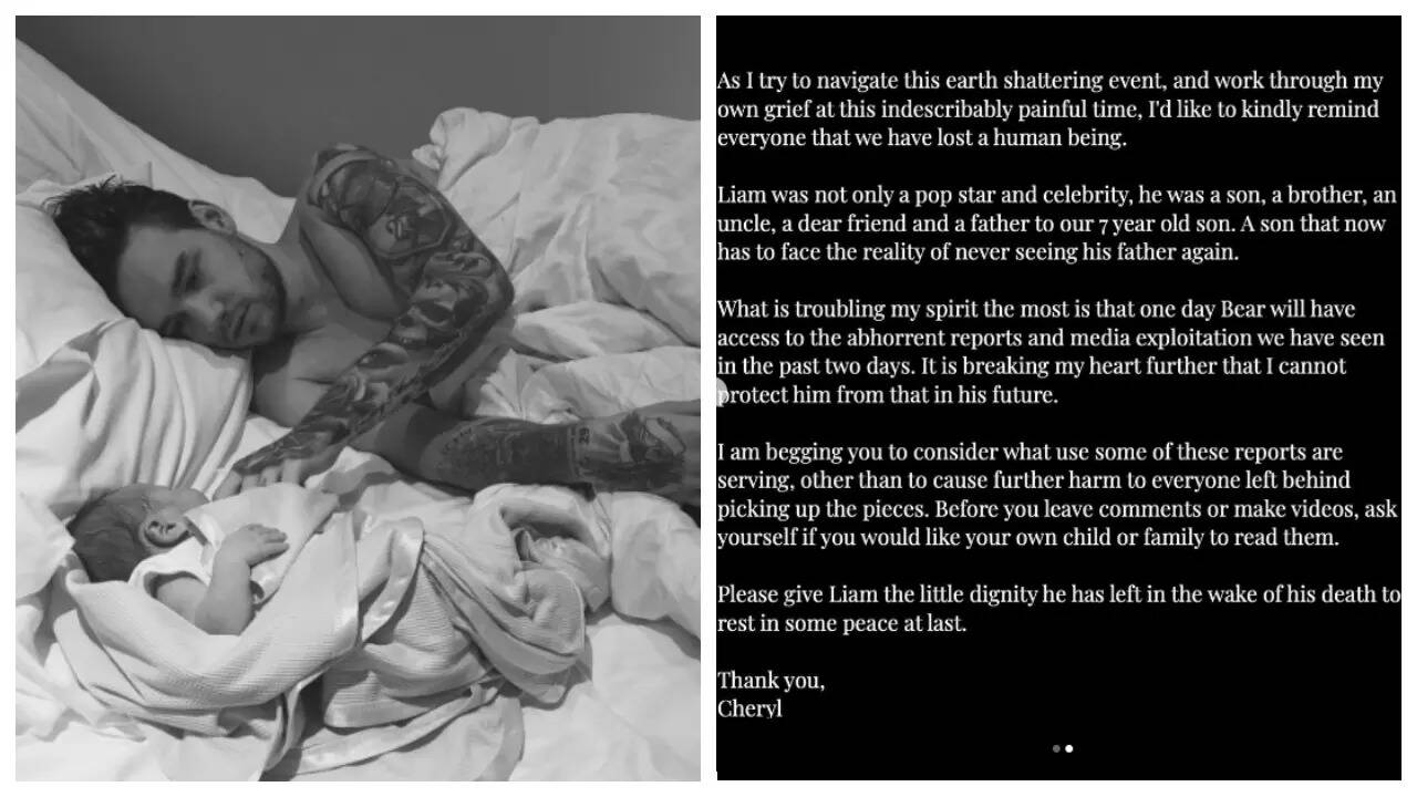 Cheryl pleads for restraint in coverage of Liam's death