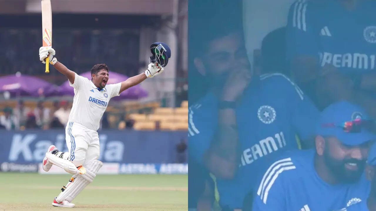 Sarfaraz's century celebration leaves Kohli in splits. Watch