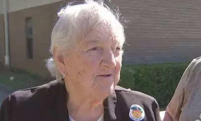 81-year-old Georgia woman votes for the first time as her late husband never let her