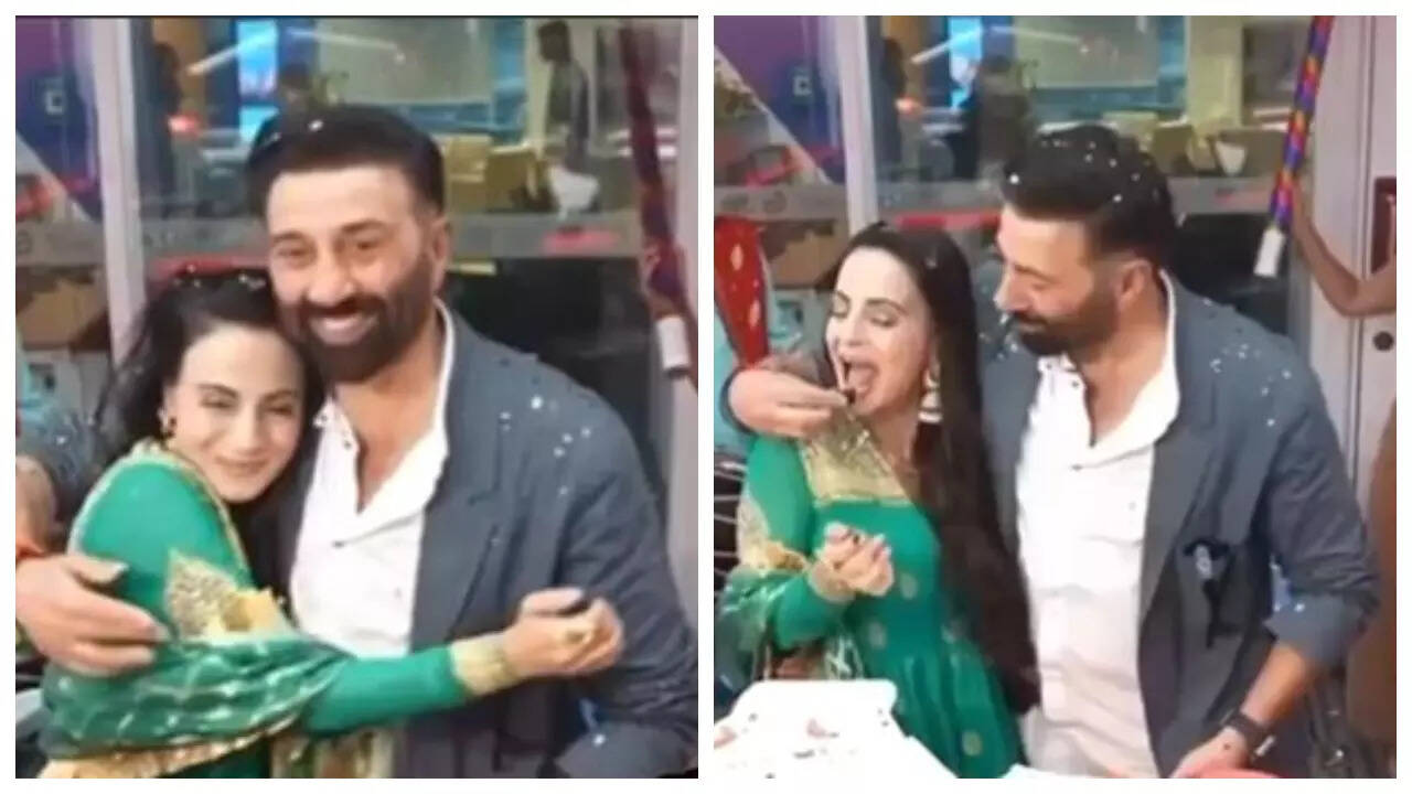 Ameesha calls Sunny 'Sakina ki jaan- Hindustan ki shaan'