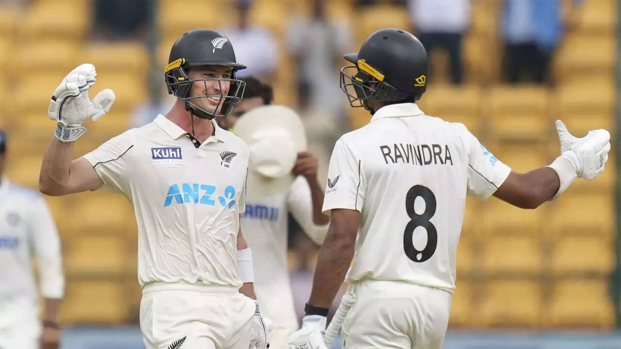 Rachin stars in New Zealand's first Test win in India in 36 years