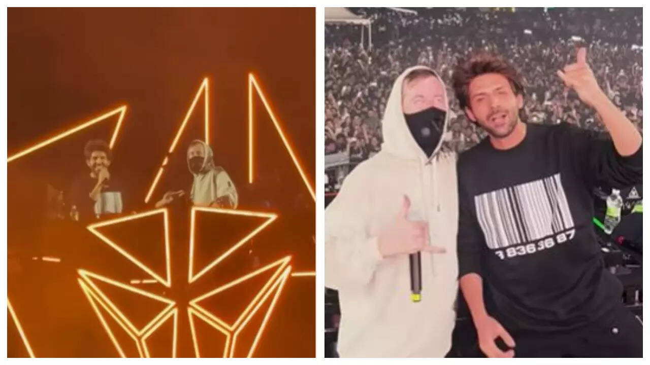 Kartik appears on Alan Walker's show in Mumbai: Video