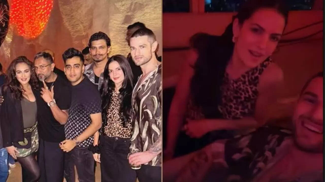 Natasa parties with Aleksandar, Honey Singh