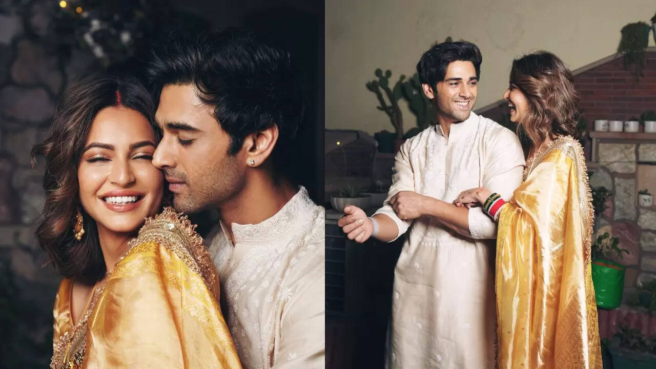 Pulkit-Kriti's MUSHY PICS from first karwachauth